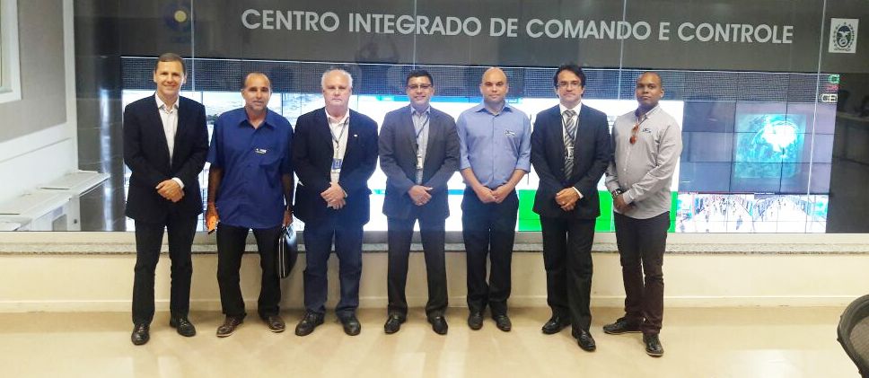 Reunião No Centro Integrado de Comando e Controle do Estado RJ