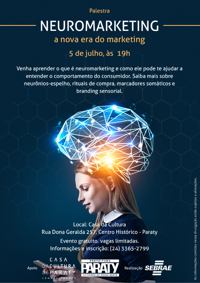 Palestra gratuita sobre Neuromarketing
