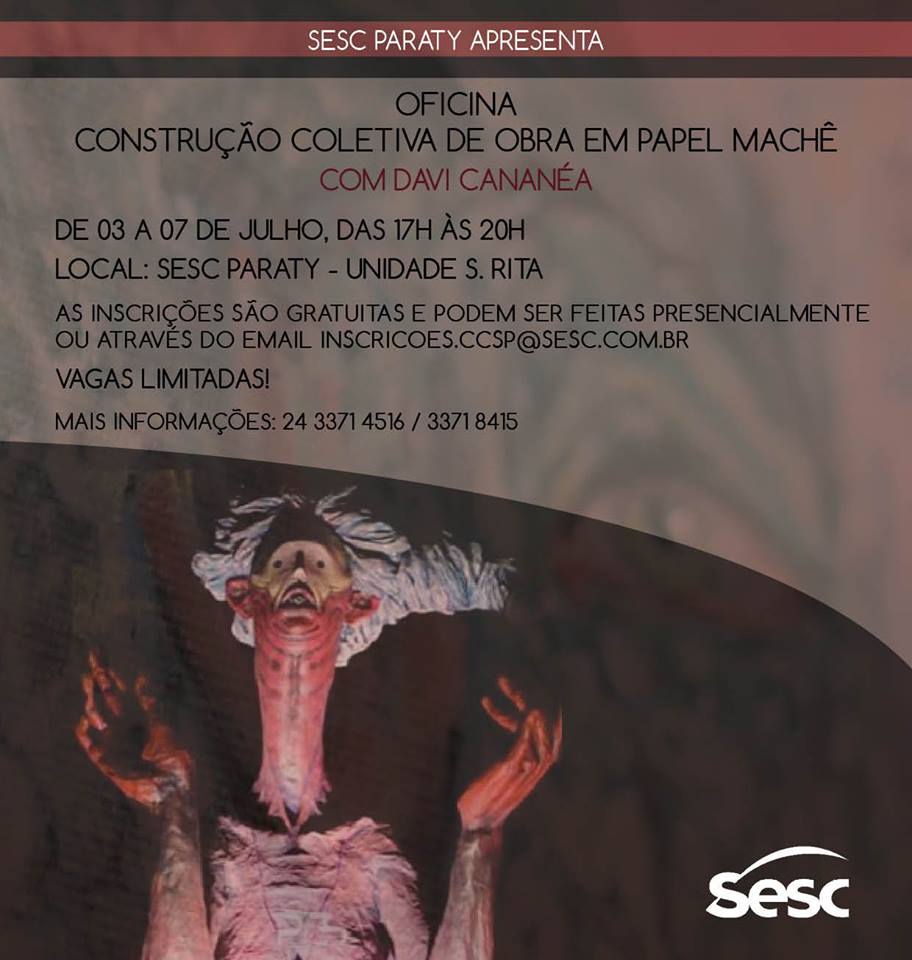 Oficina de Obra Coletiva em Papel Machê