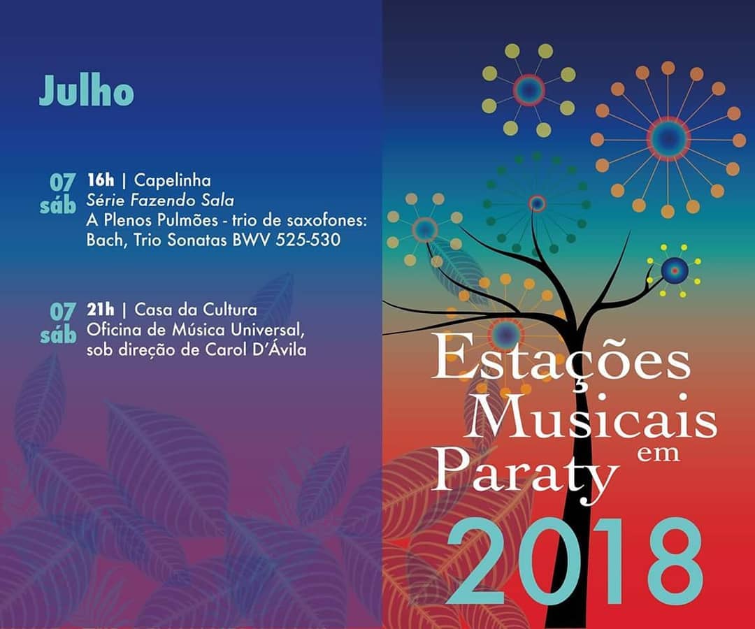 Sábado sonoro com dois concertos imperdíveis!