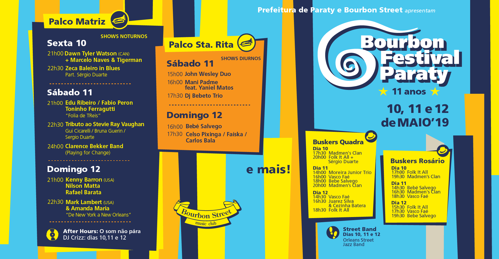 Programação.:: Bourbon Festival Paraty ::. *Jazz*Blues*R&B*Soul*