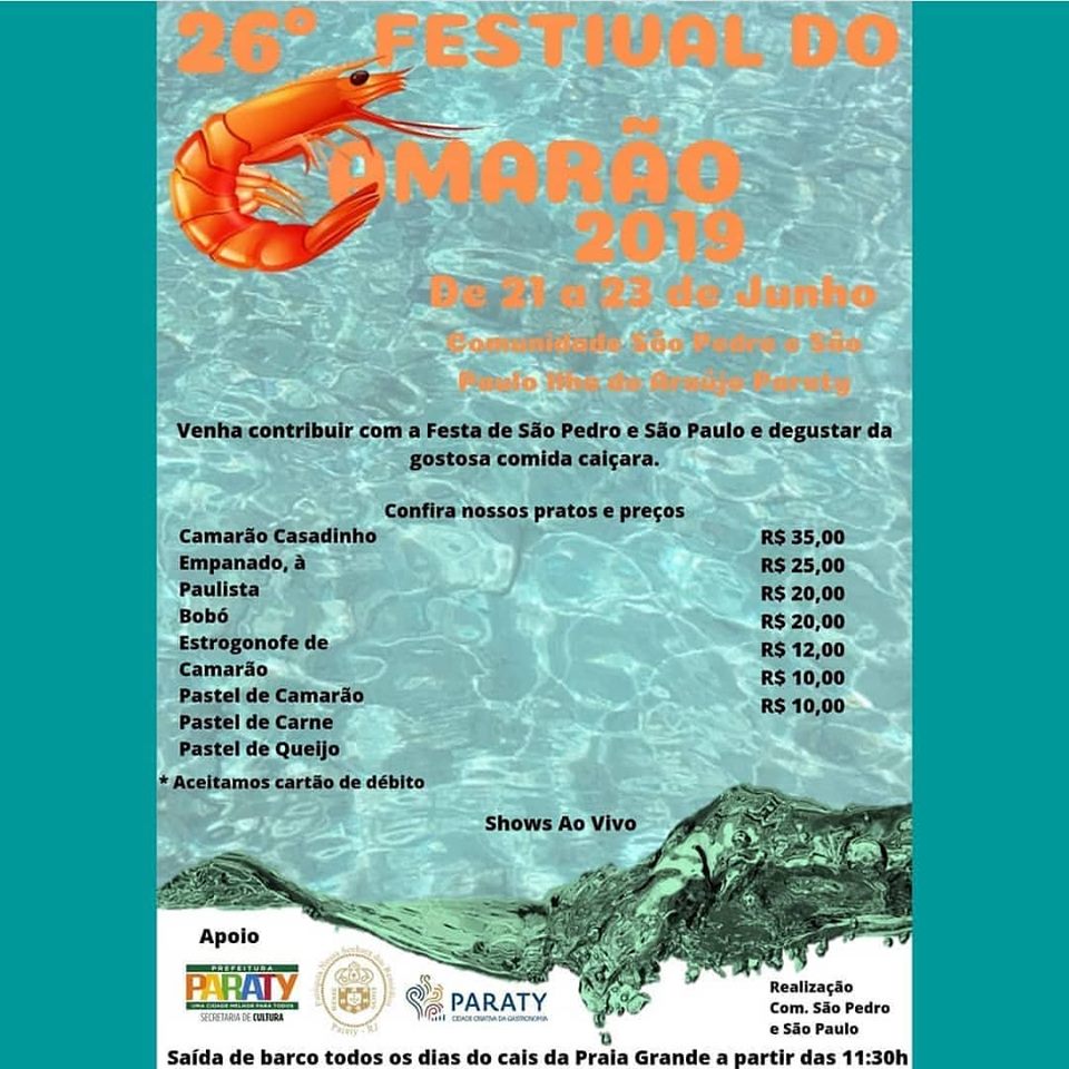 FESTIVAL DO CAMARÃO – ILHA DO ARAÚJO