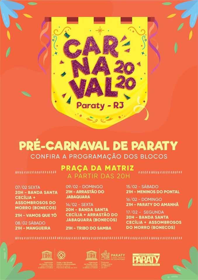 Pré Carnaval Paraty 2020!