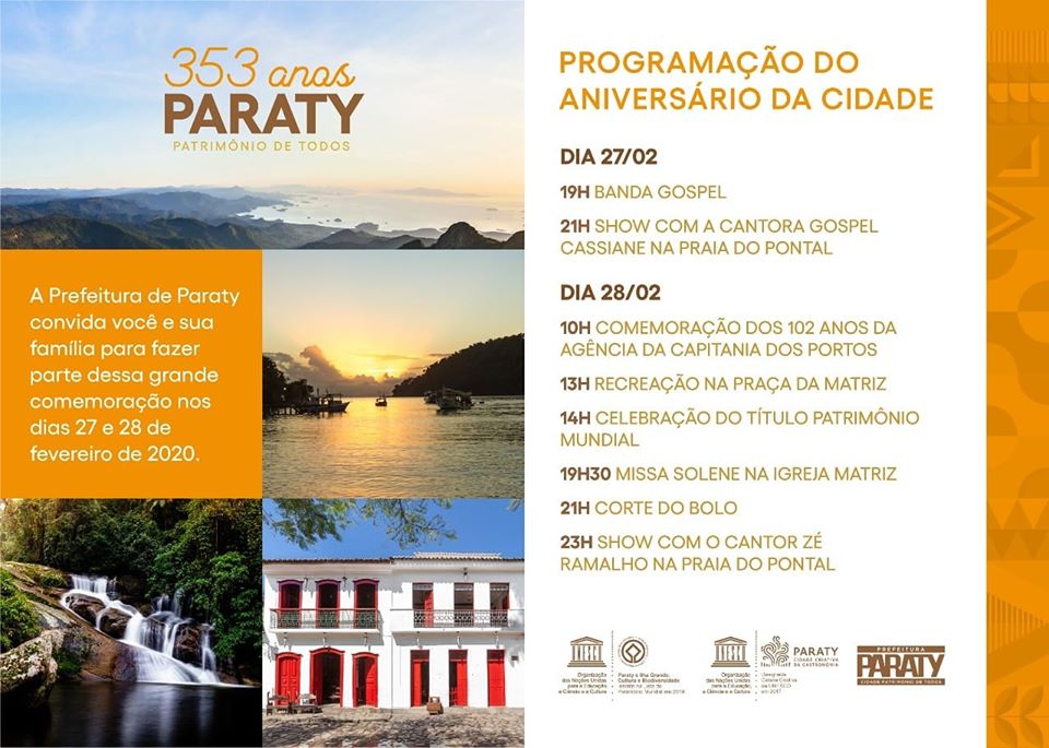 Programação Aniversário da Cidade