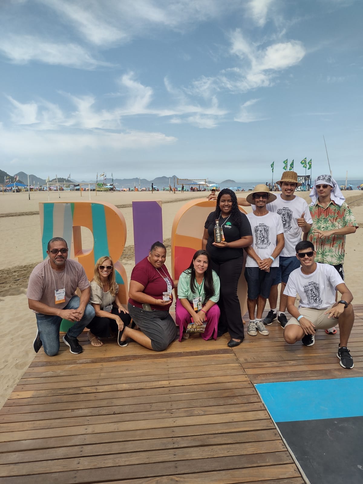 Paraty participou do Projeto Verão #tônoRio em Copacabana