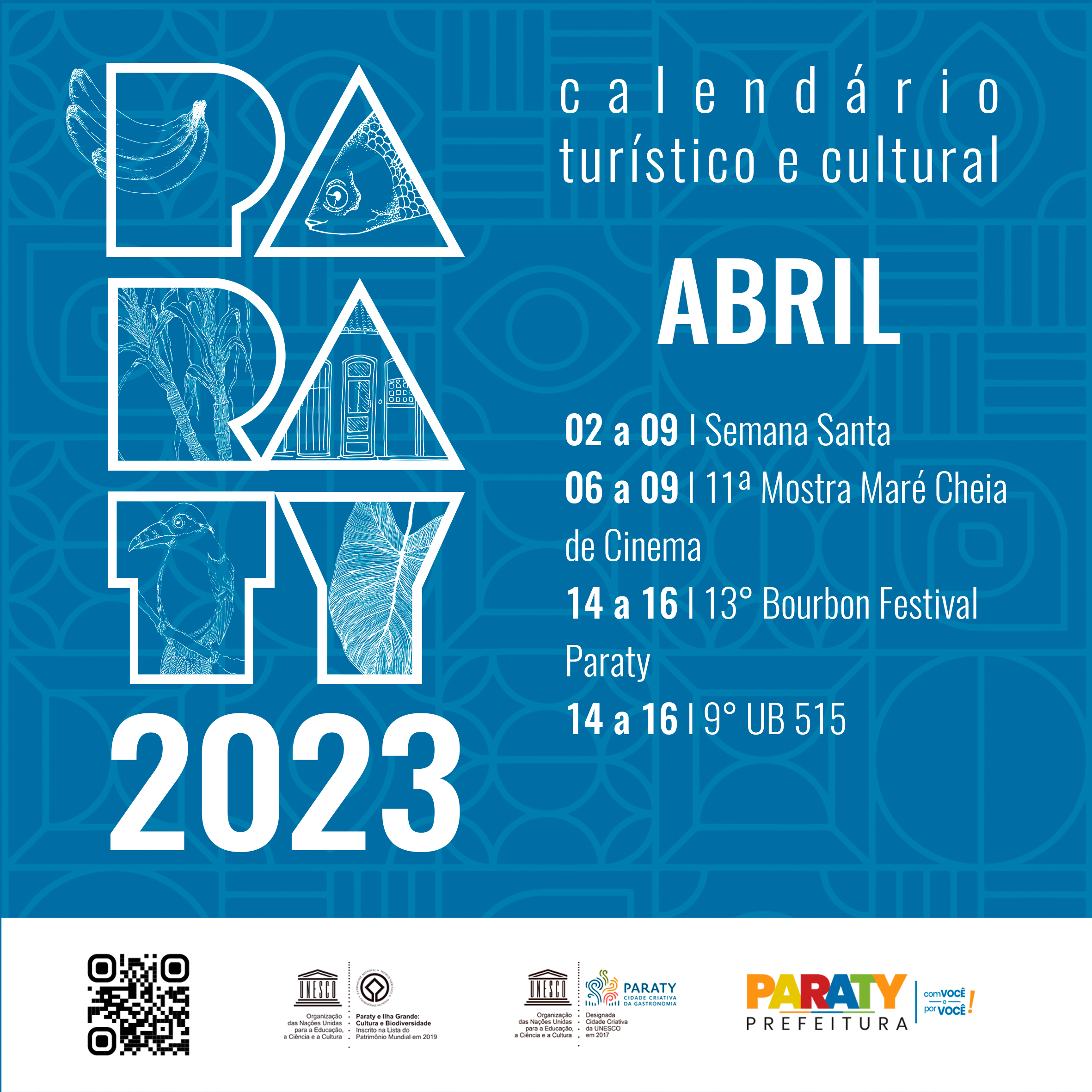 Calendário de Eventos Abril