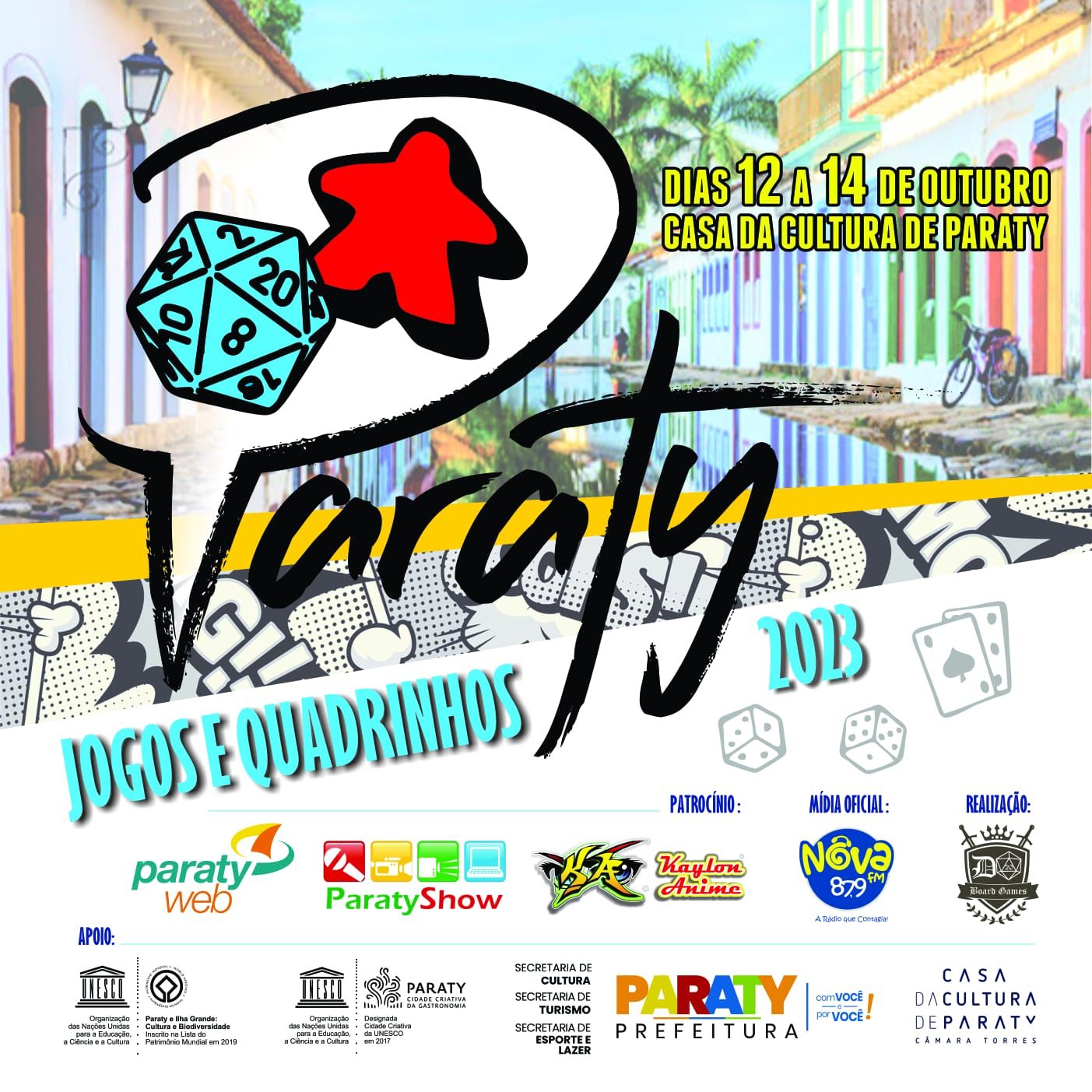 12 a 14 | OUT – Paraty Jogos e Quadrinhos